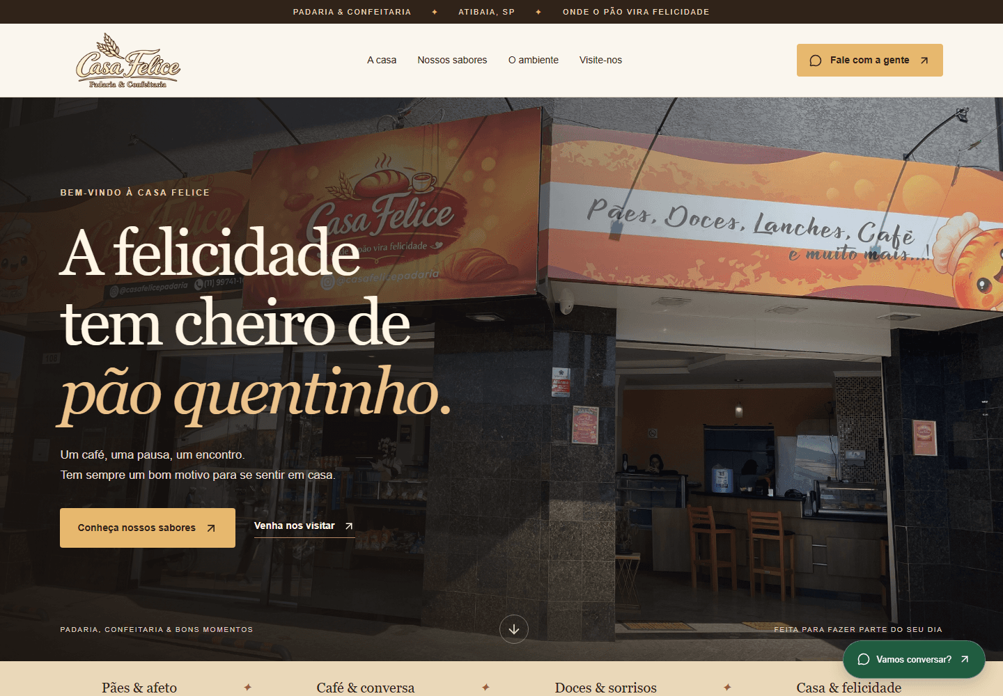 Página criada para Casa Felice